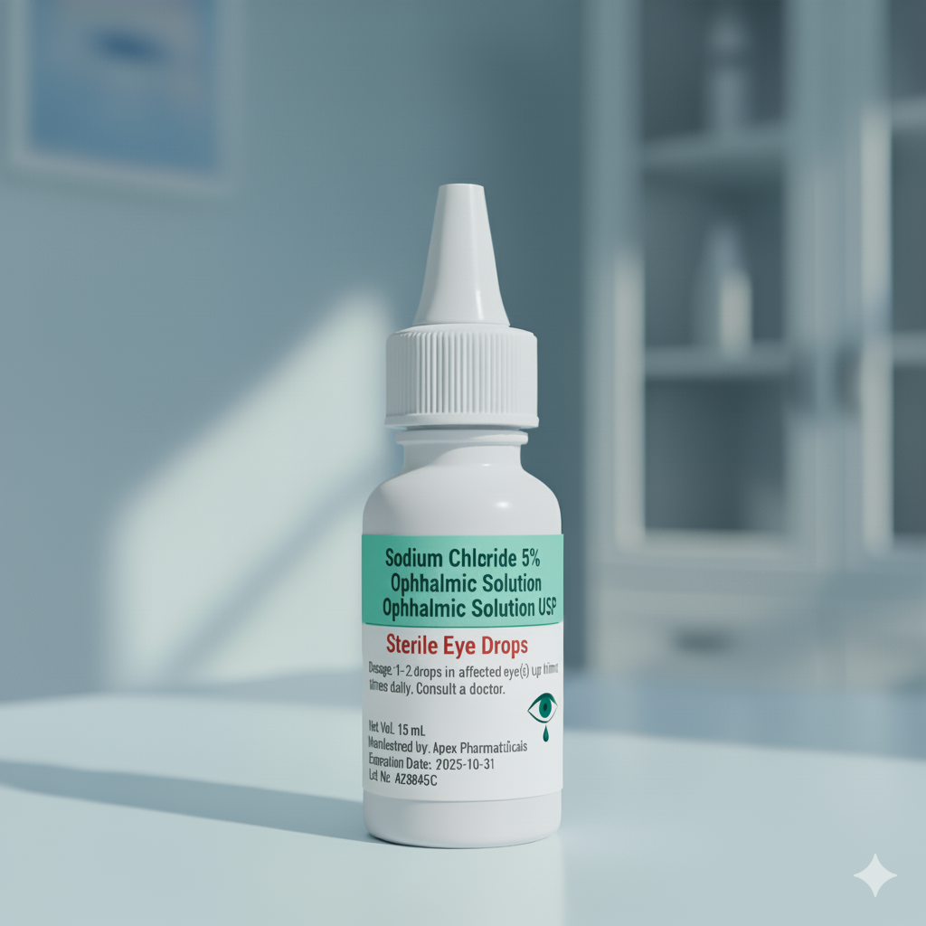 Sodium Chloride 5% Ophthalmic Solution USP